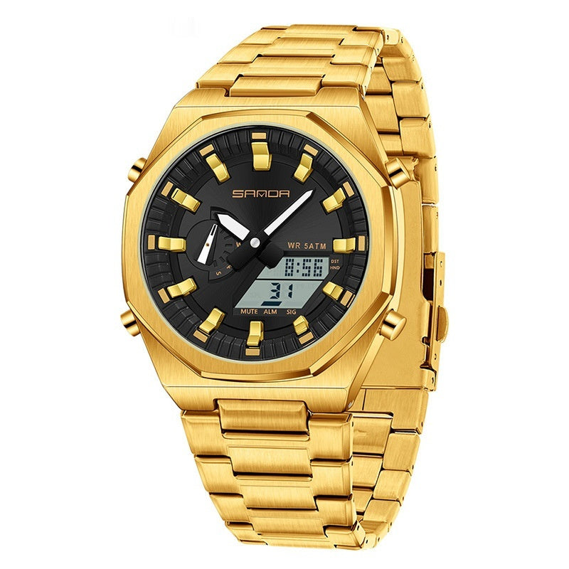 ⌚ Montre Homme Multi-fonctions à Double Affichage