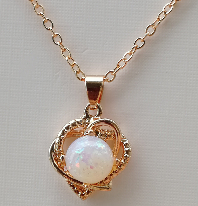 Collier Pendentif en Forme de Cœur pour Femme – Élégance et Romance
