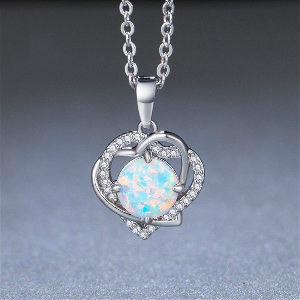 Collier Pendentif en Forme de Cœur pour Femme – Élégance et Romance