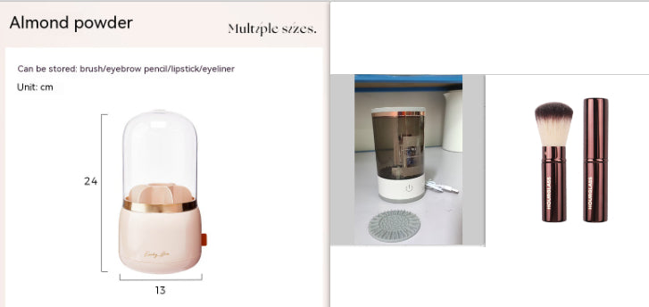 ✨ Nettoyeur de pinceaux maquillage électrique portable ✨
