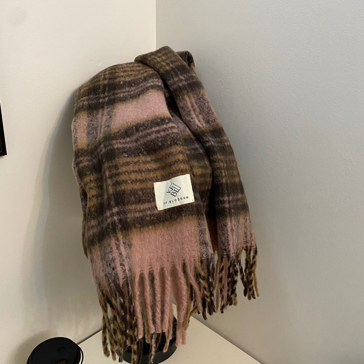 Snood Femme en Mohair – Style Long à Motif