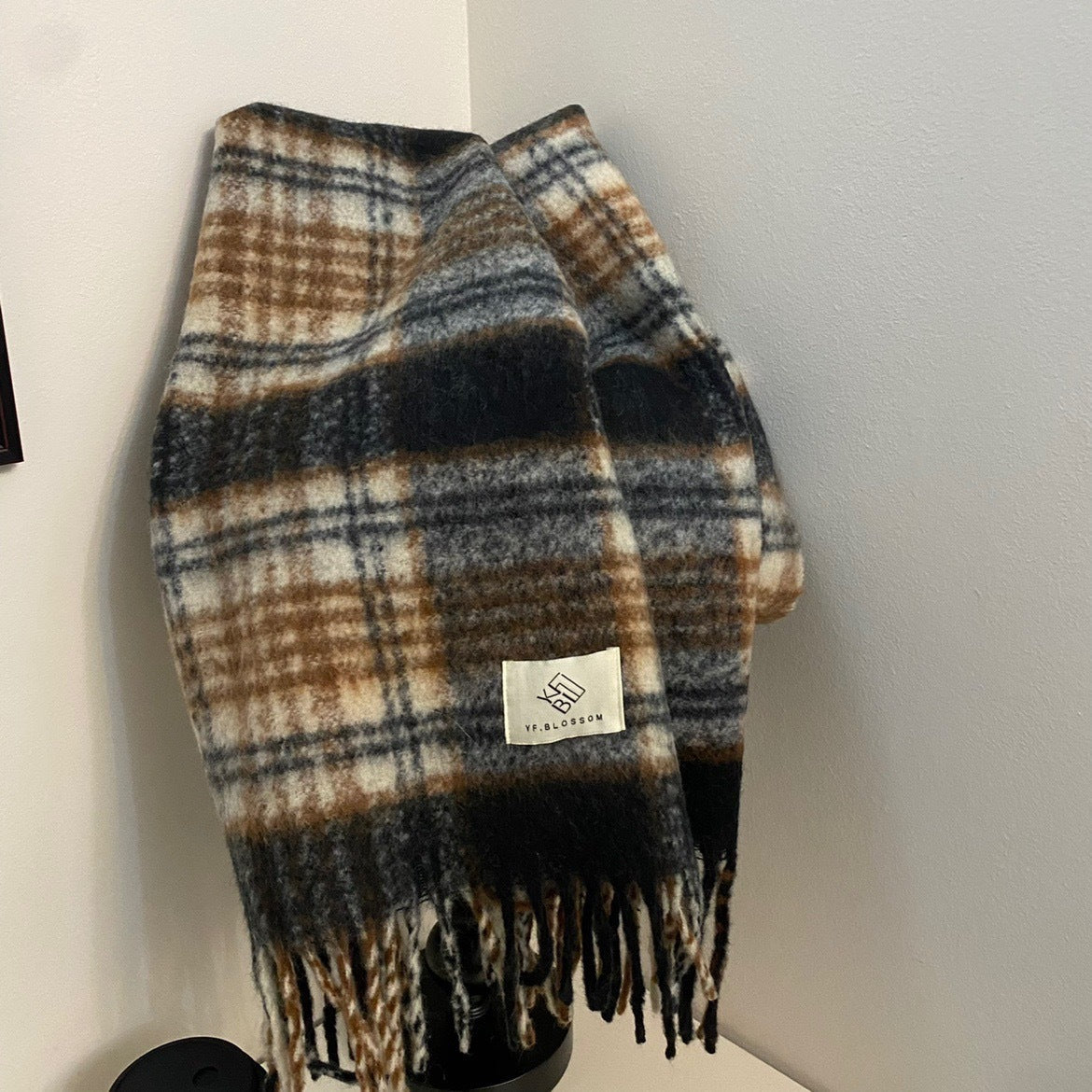 Snood Femme en Mohair – Style Long à Motif