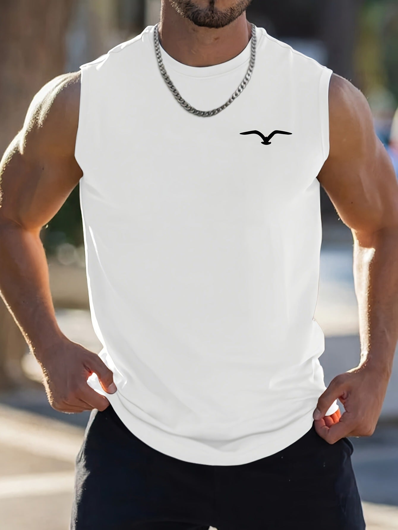 Débardeur Homme Imprimé – Style Décontracté et Tendance