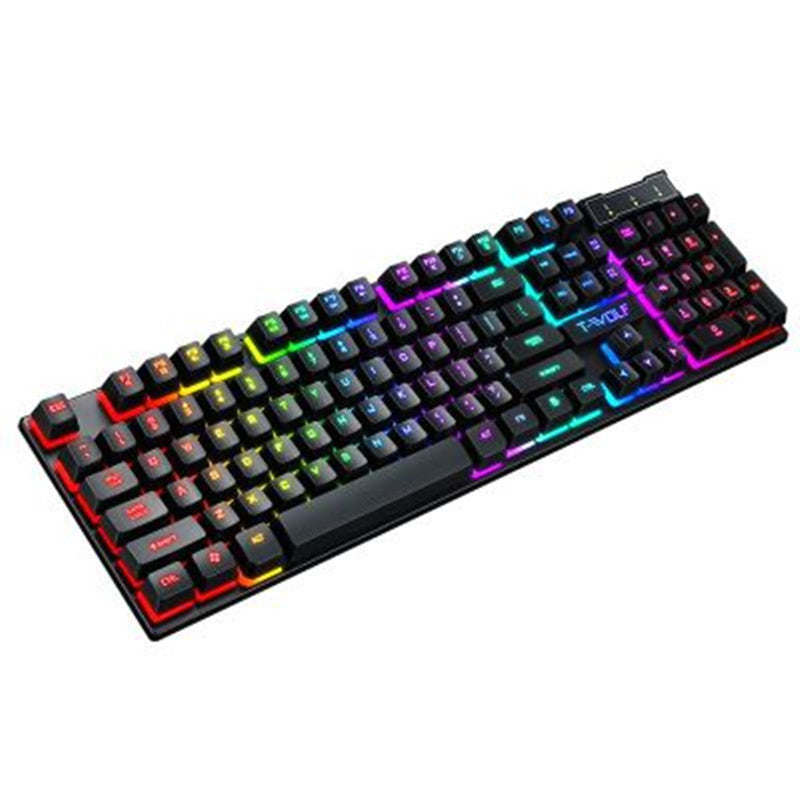 ⌨️ Clavier gaming filaire USB – Rétroéclairé  🎮✨