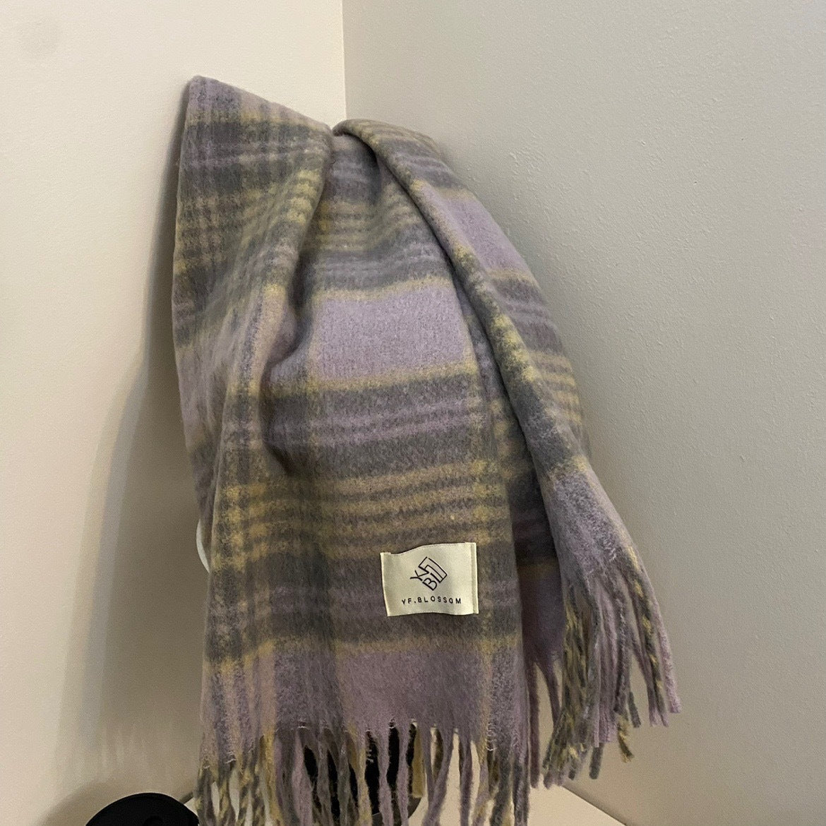 Snood Femme en Mohair – Style Long à Motif