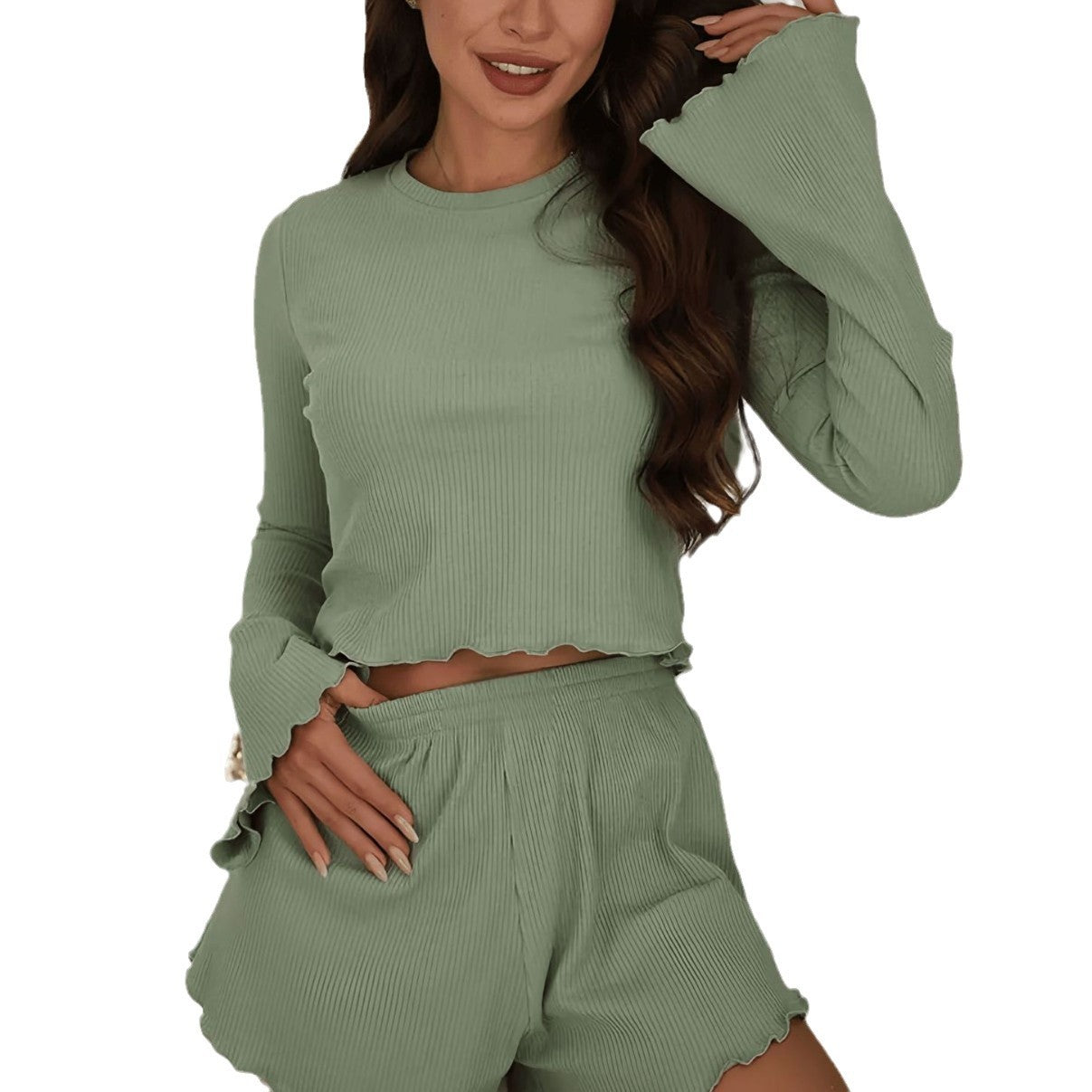 ✨ Ensemble Pyjama Femme 2 Pièces – Confort Automne/Hiver ✨