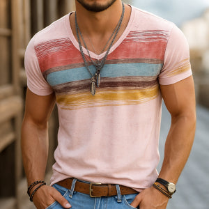 T-Shirt Homme à Manches Courtes