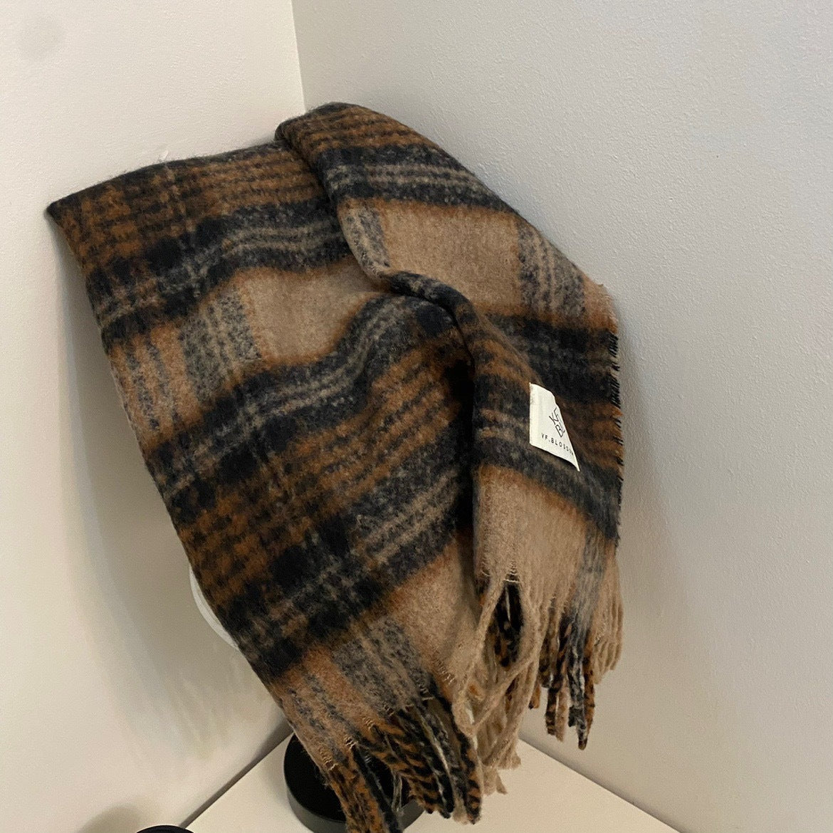 Snood Femme en Mohair – Style Long à Motif
