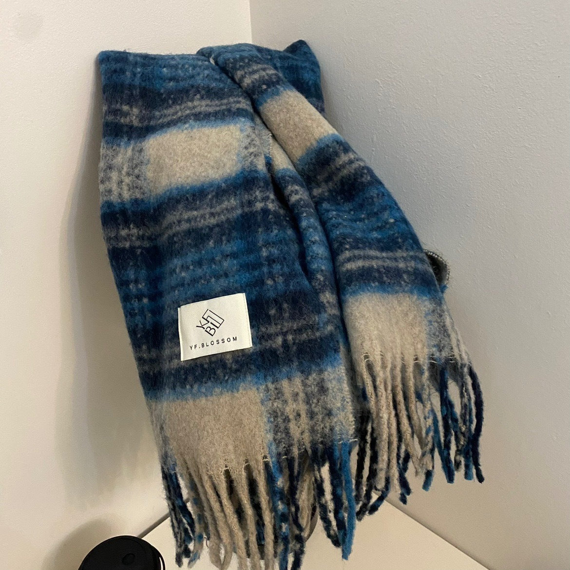 Snood Femme en Mohair – Style Long à Motif
