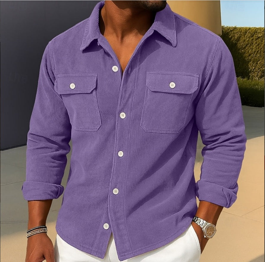 👕 Surchemise homme en velours côtelé🍂