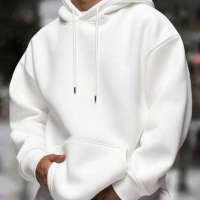 Hoodie Homme à Manches Longues – Style Décontracté