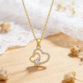 Collier Cœur en Zircon – Chaîne