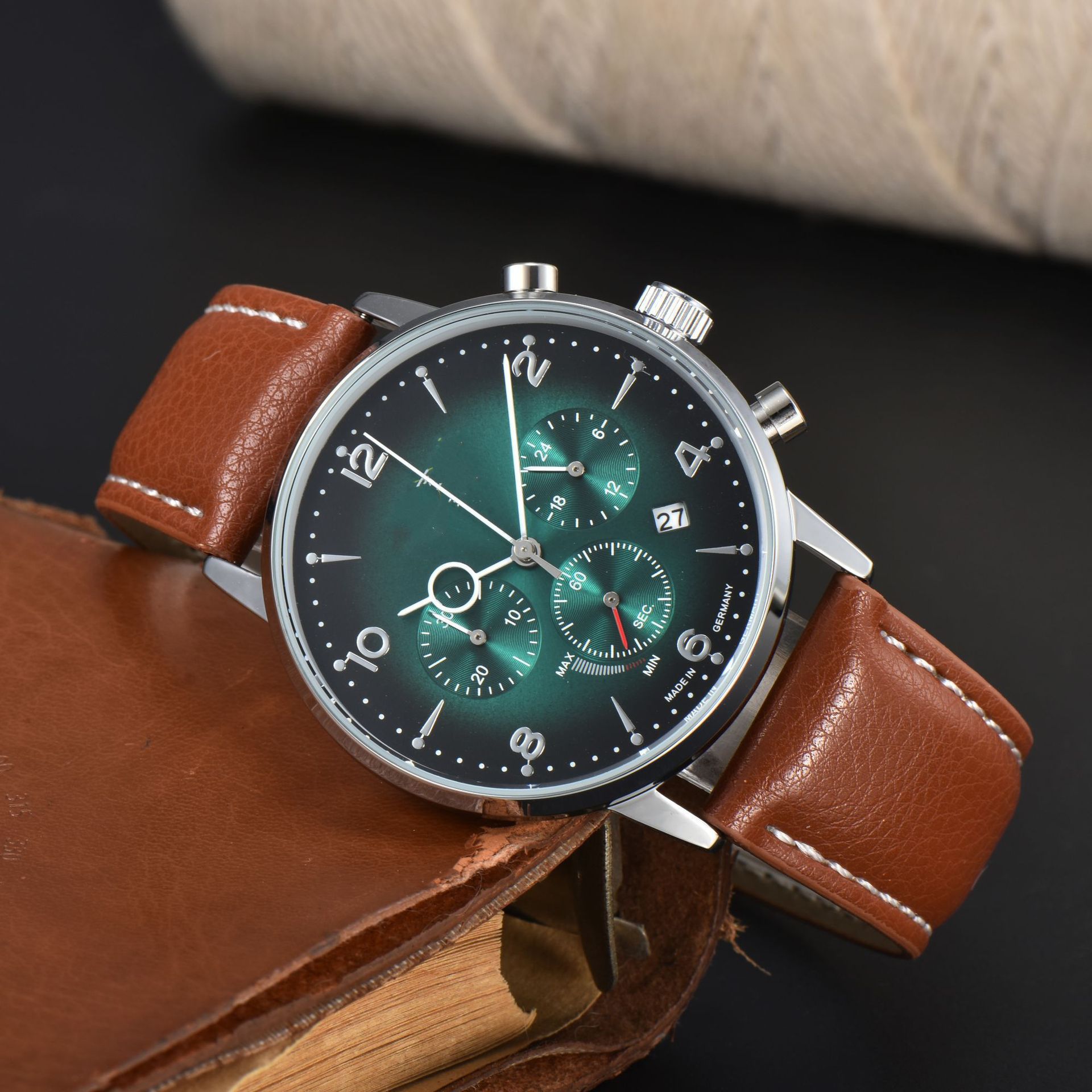 ⌚ Montre Homme Multifonction – Élégante, Étanche et Professionnelle
