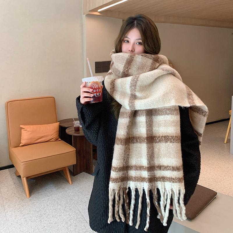 Snood Femme en Mohair – Style Long à Motif