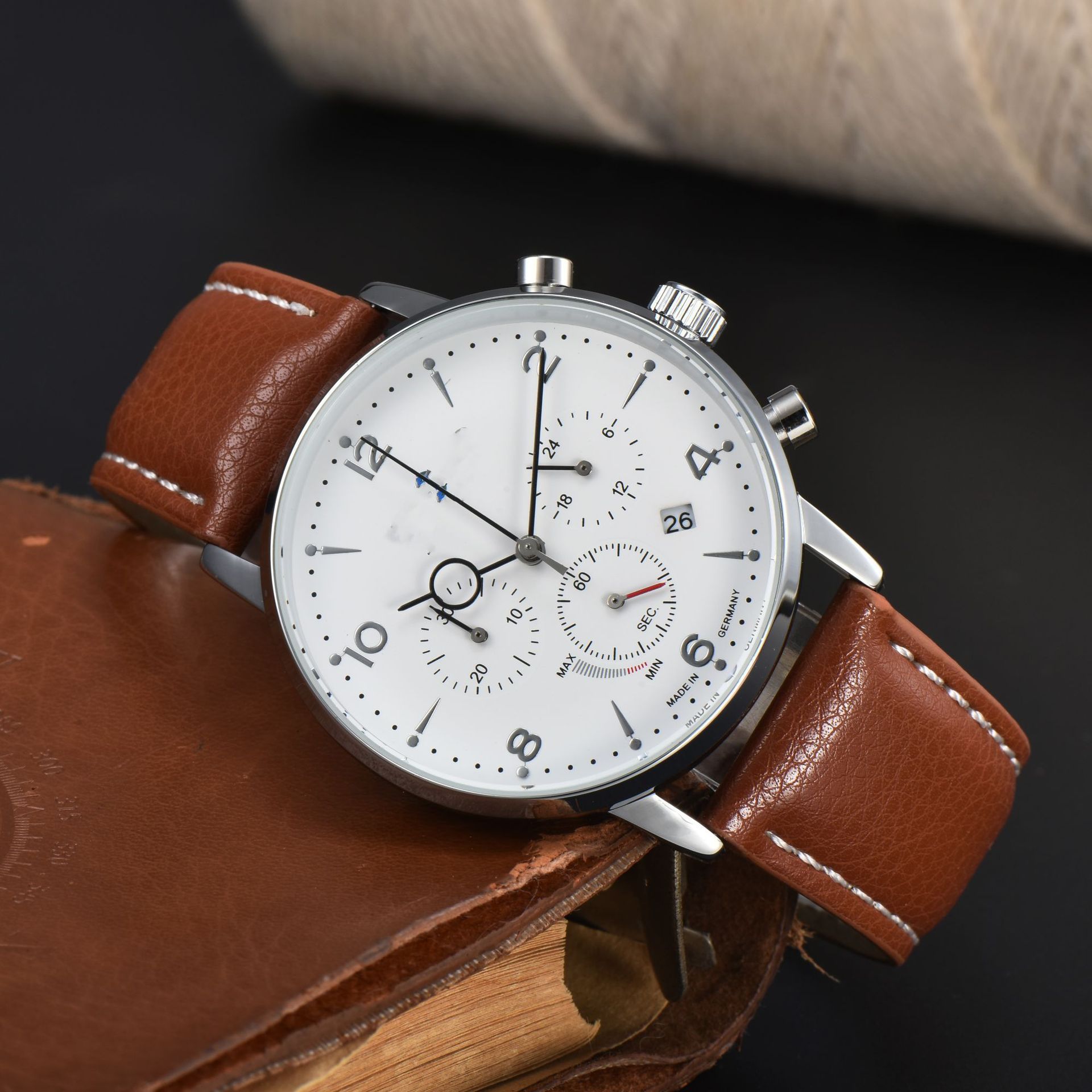 ⌚ Montre Homme Multifonction – Élégante, Étanche et Professionnelle