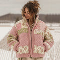 ✨ Cardigan Femme Tendance – Imprimé Digital Moderne ✨