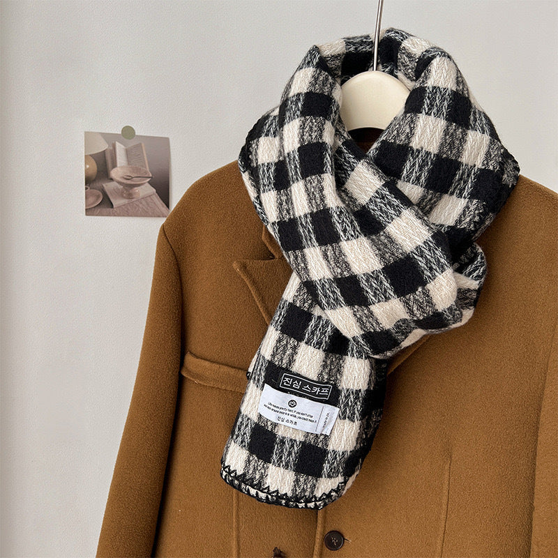 Snood Femme en Mohair – Style Long à Motif