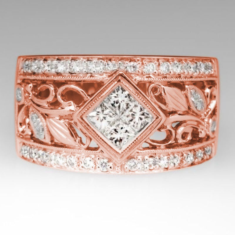 ✨ Bague Large Femme au Style Ethnique Rétro