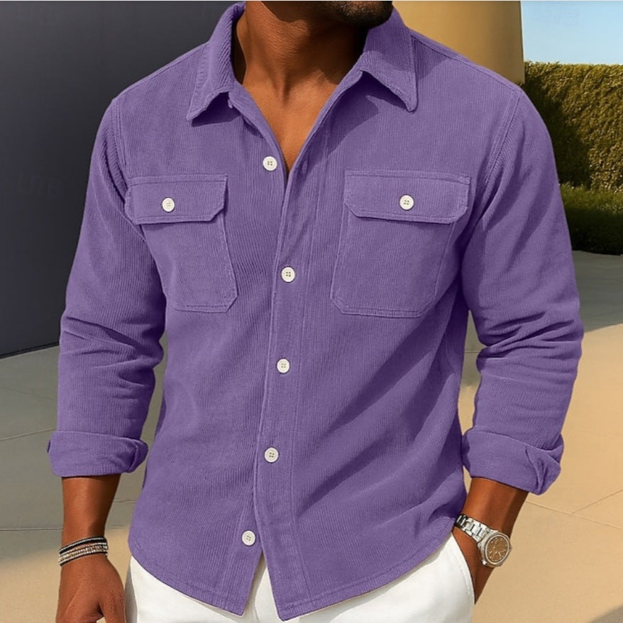 👕 Surchemise homme en velours côtelé🍂