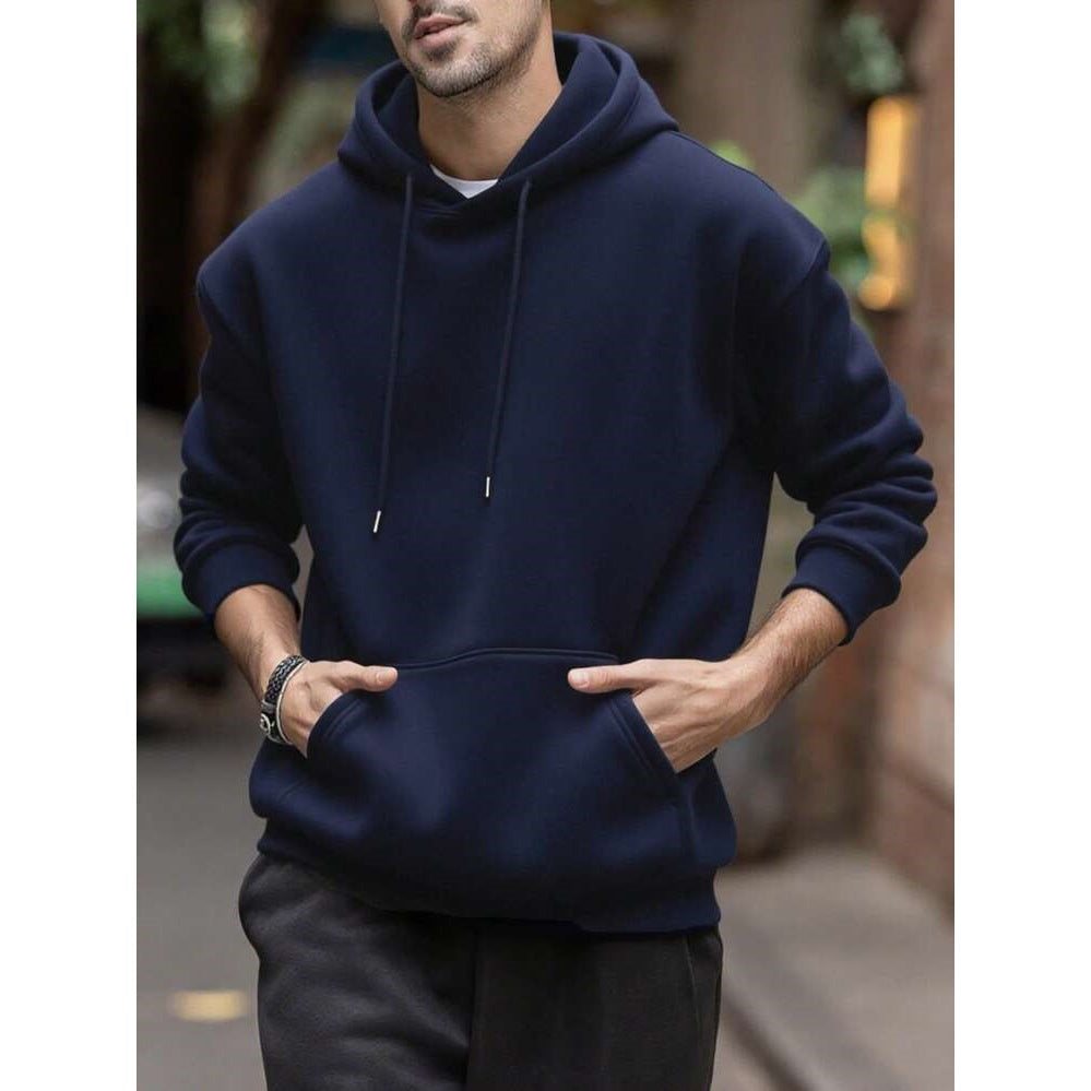 Hoodie Homme à Manches Longues – Style Décontracté