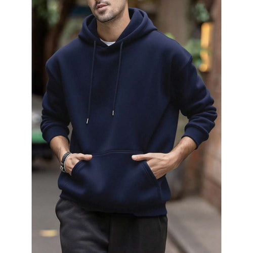 Hoodie Homme à Manches Longues – Style Décontracté