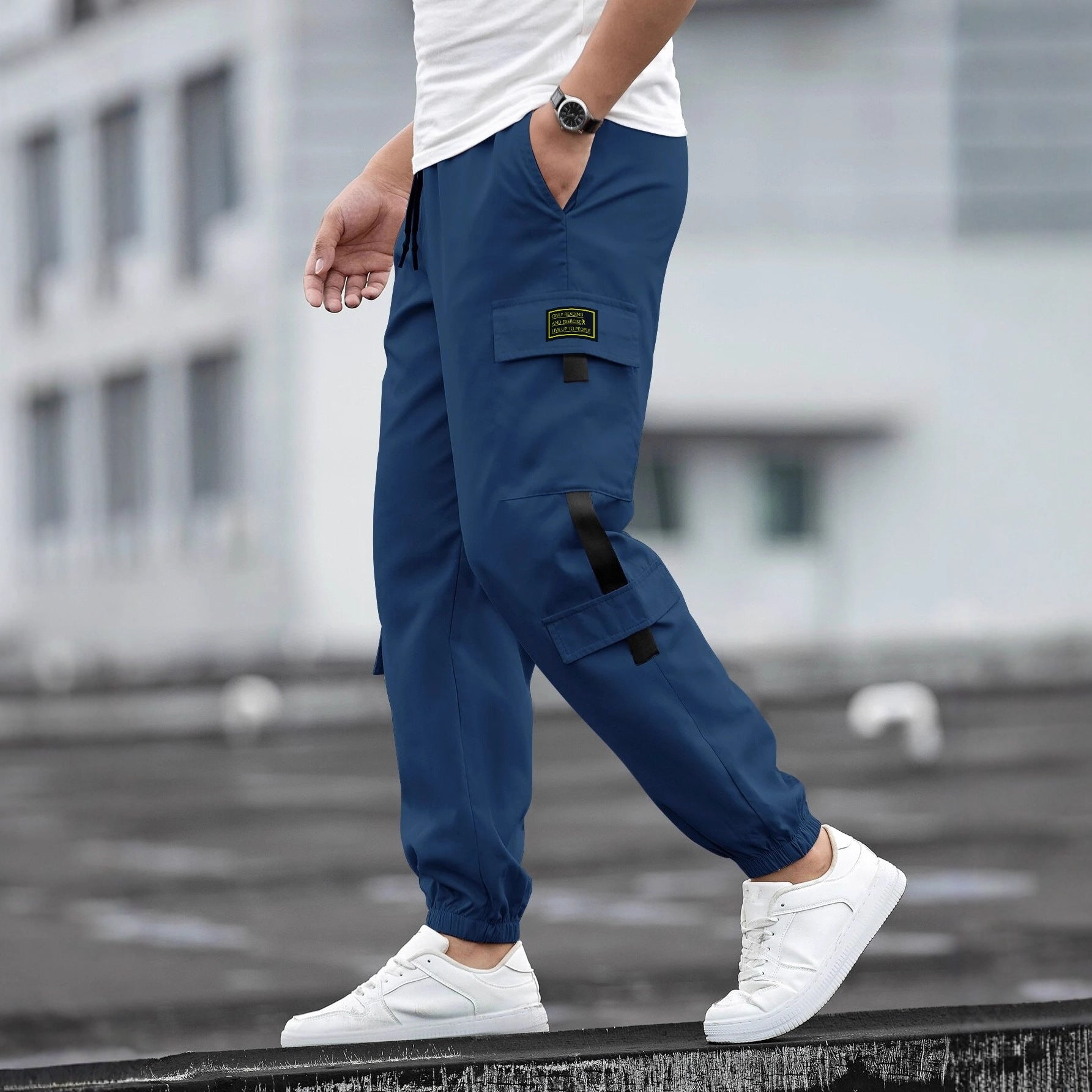 Pantalon Homme Jogger Rétro – Décontracté et Polyvalent