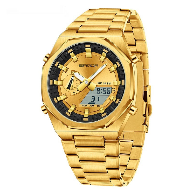 ⌚ Montre Homme Multi-fonctions à Double Affichage