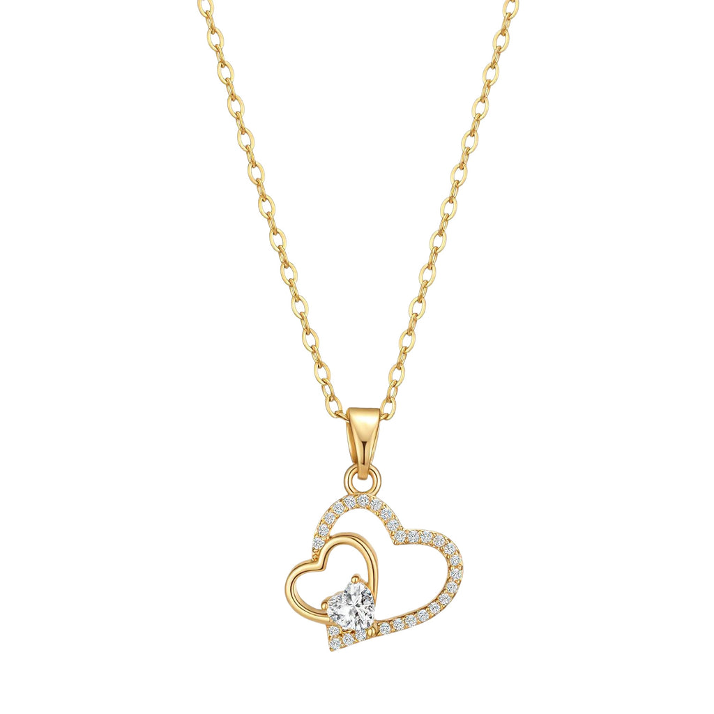Collier Cœur en Zircon – Chaîne