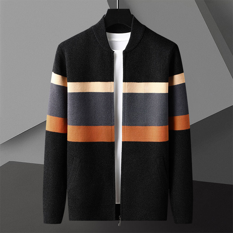 Gilet Homme Tricoté – Pull / Veste Printemps et Automne